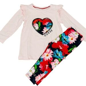 Guess Kids Light Pink Heart Set